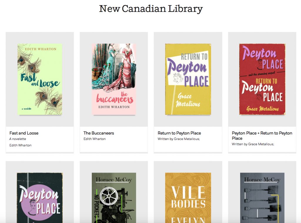 For All Its Faults Remembering the New Canadian Library by Brian Busby