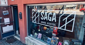 Librairie Saga Bookstore by Elisabeth Gill